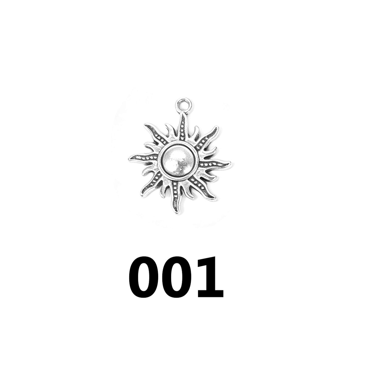 CELESTIAL HARMONY — Sun &amp; Moon Alloy Pendant Charms（ mixed pack）