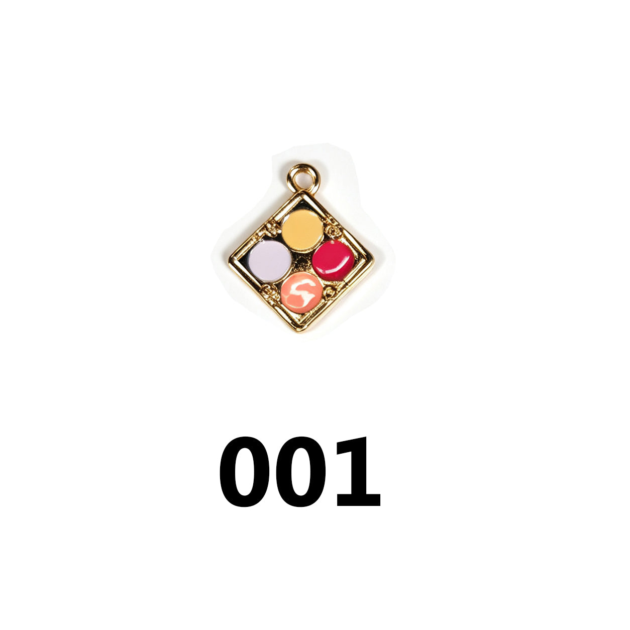 FASHION CHARMS - Chic Enamel & Crystal Pendants (mixed pack)