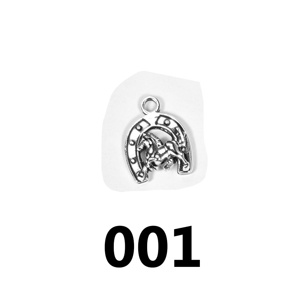 WESTERN CHARM SET‑Vintage Cowboy Style Pendants（ mixed pack）