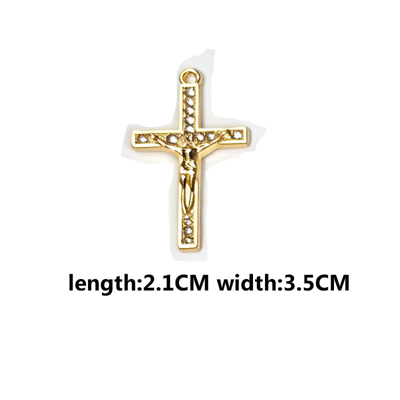 DIAMOND CROSS‑Vintage Gothic Charms（ mixed pack）