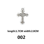 DIAMOND CROSS‑Vintage Gothic Charms（ mixed pack）