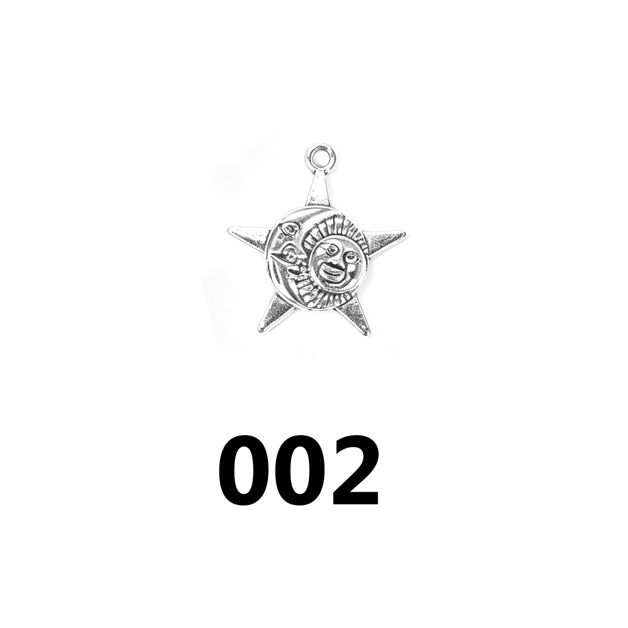 CELESTIAL HARMONY — Sun &amp; Moon Alloy Pendant Charms（ mixed pack）