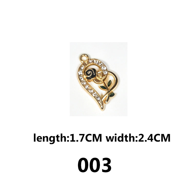 Sparkling Alloy Charms‑Assorted Styles for DIY Jewelry（ mixed pack）