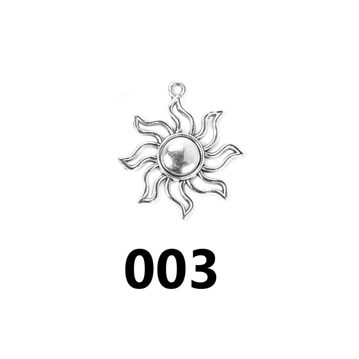 CELESTIAL HARMONY — Sun &amp; Moon Alloy Pendant Charms（ mixed pack）