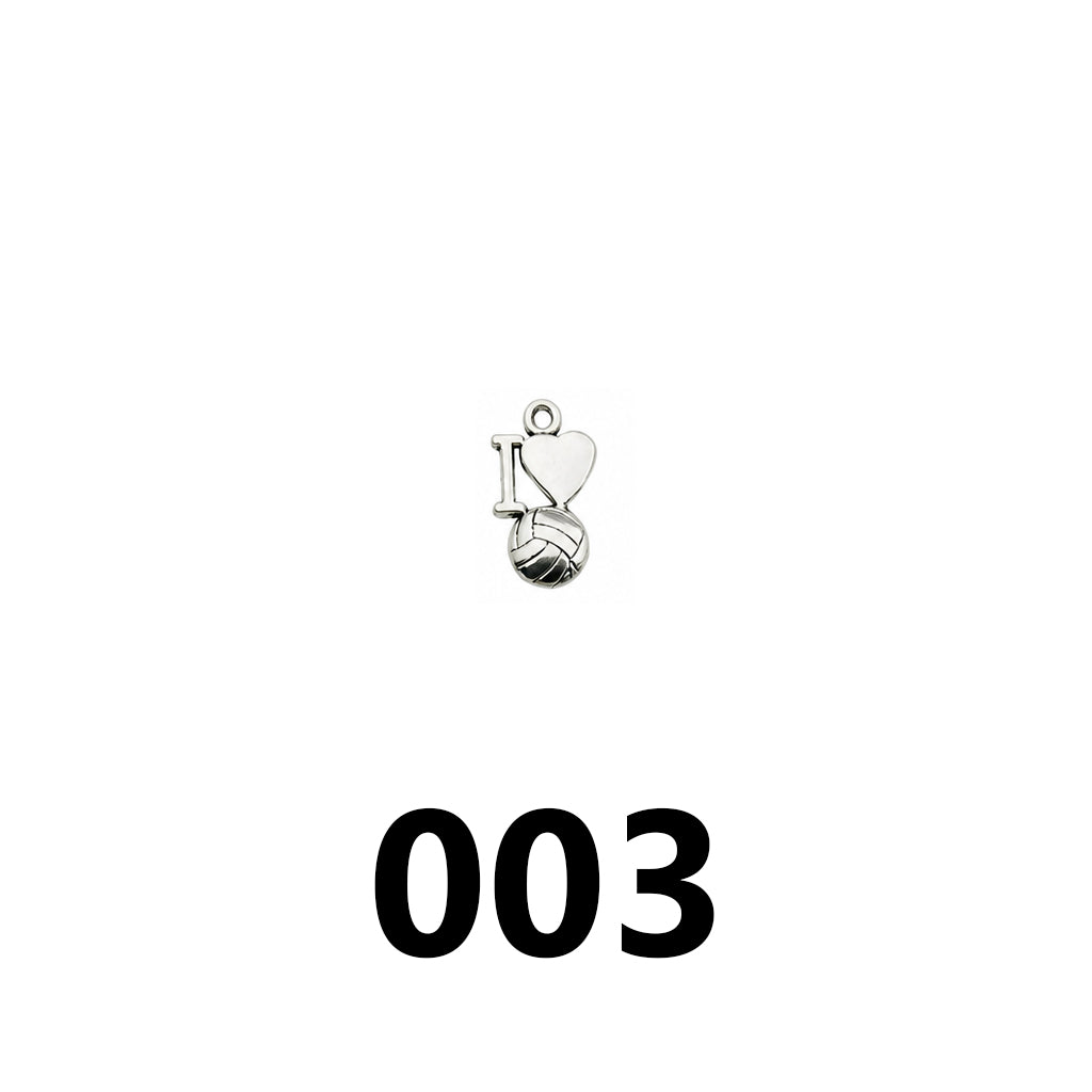 SPORTS CHARMS‑Vintage Silver DIY Collection（ mixed pack）