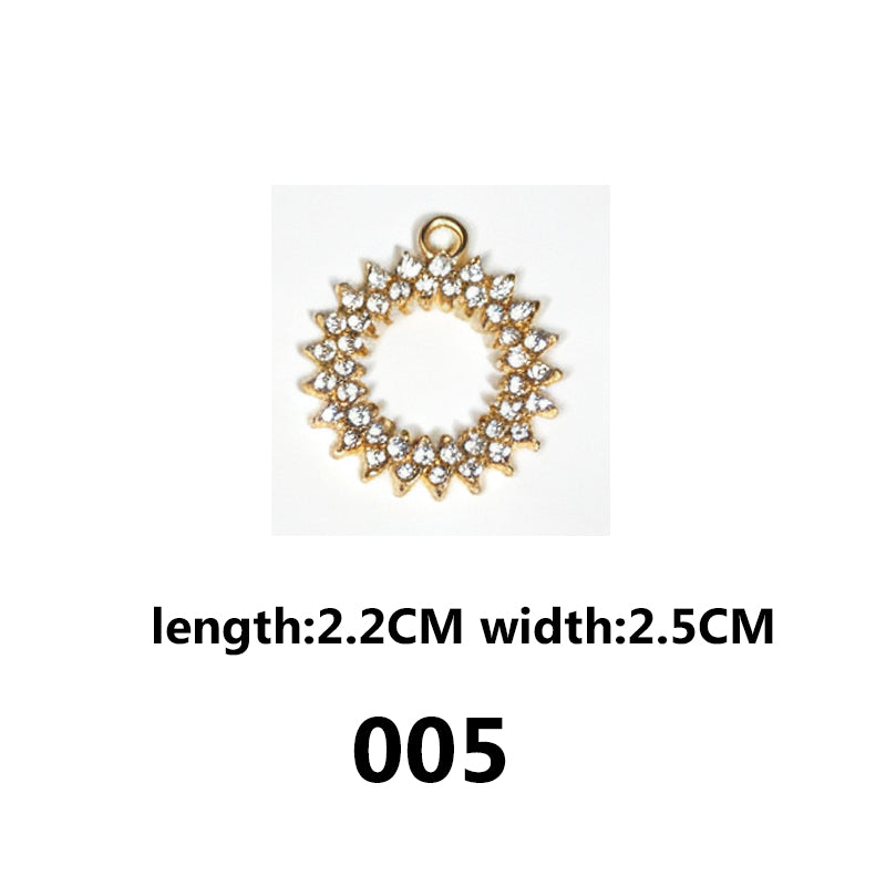 Sparkling Alloy Charms‑Assorted Styles for DIY Jewelry（ mixed pack）