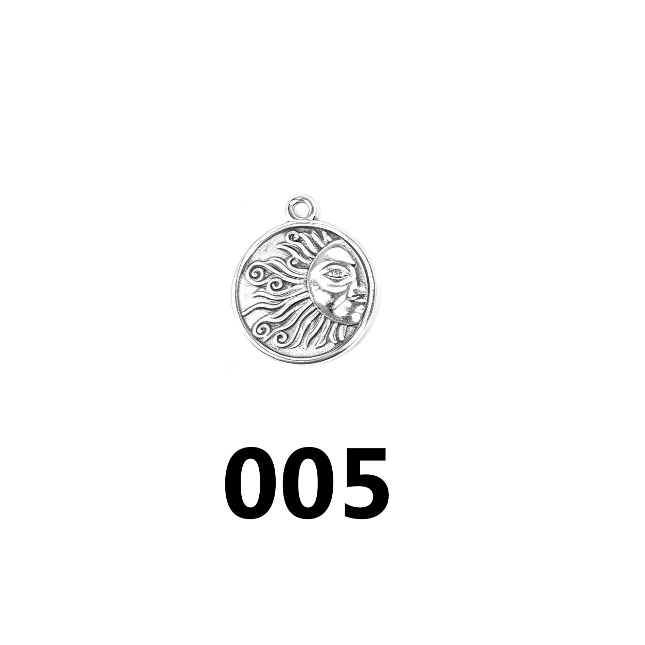 CELESTIAL HARMONY — Sun &amp; Moon Alloy Pendant Charms（ mixed pack）