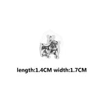 Vintage Dog Charms‑Antique Silver Alloy Collection（ mixed pack）