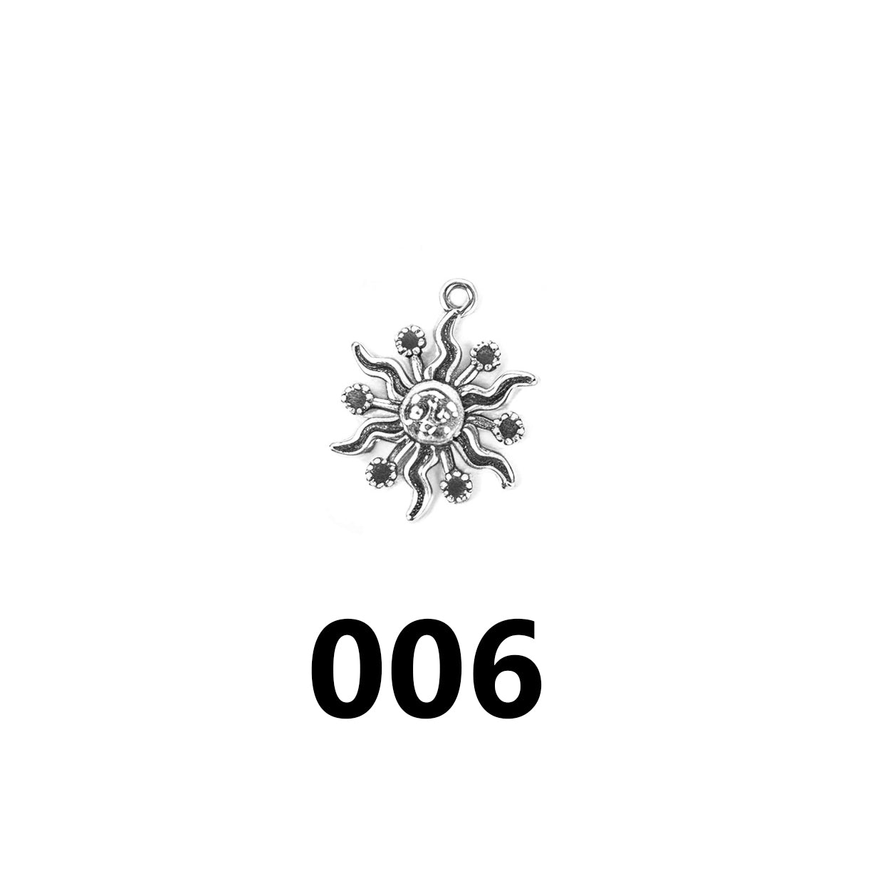 CELESTIAL HARMONY — Sun &amp; Moon Alloy Pendant Charms（ mixed pack）