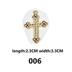 DIAMOND CROSS‑Vintage Gothic Charms（ mixed pack）
