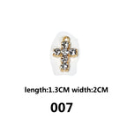 DIAMOND CROSS‑Vintage Gothic Charms（ mixed pack）