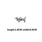 Vintage Dog Charms‑Antique Silver Alloy Collection（ mixed pack）