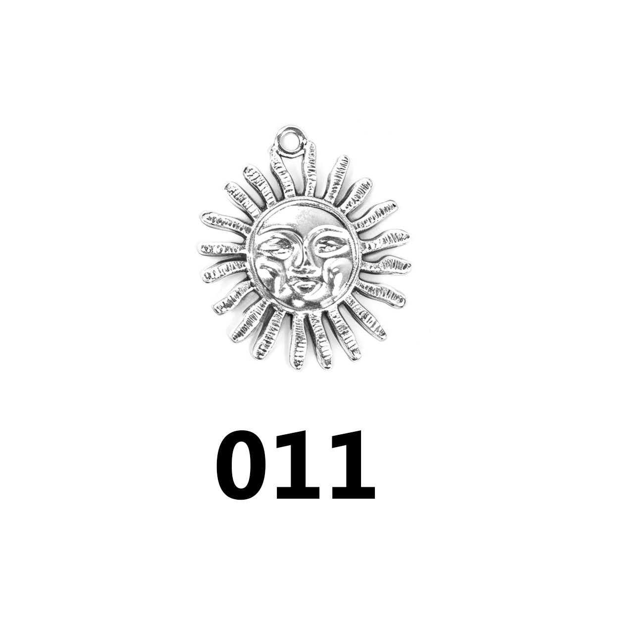 CELESTIAL HARMONY — Sun &amp; Moon Alloy Pendant Charms（ mixed pack）