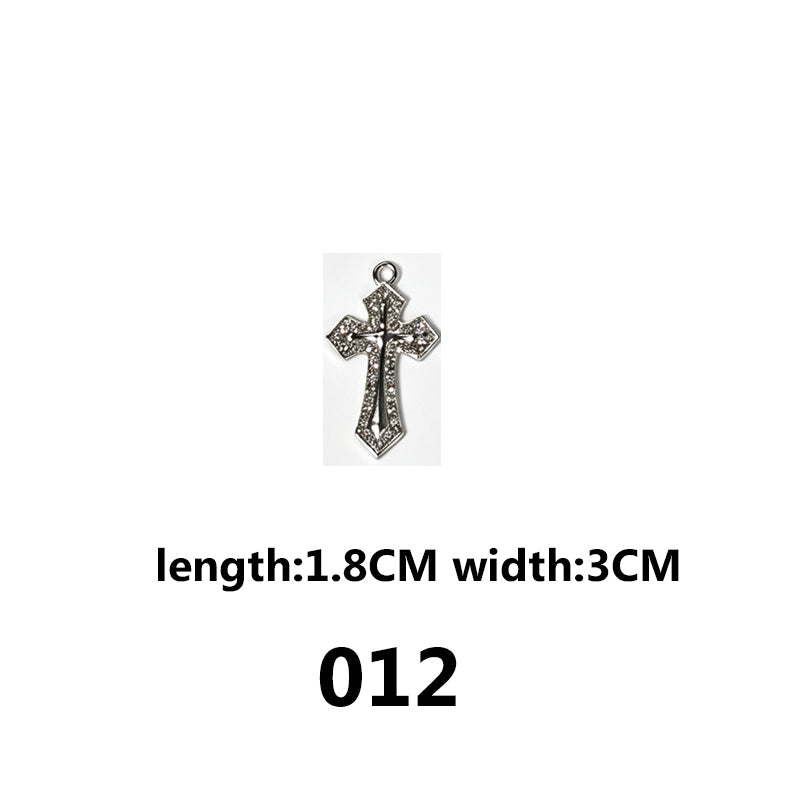 DIAMOND CROSS‑Vintage Gothic Charms（ mixed pack）