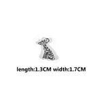 Vintage Dog Charms‑Antique Silver Alloy Collection（ mixed pack）