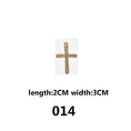 DIAMOND CROSS‑Vintage Gothic Charms（ mixed pack）