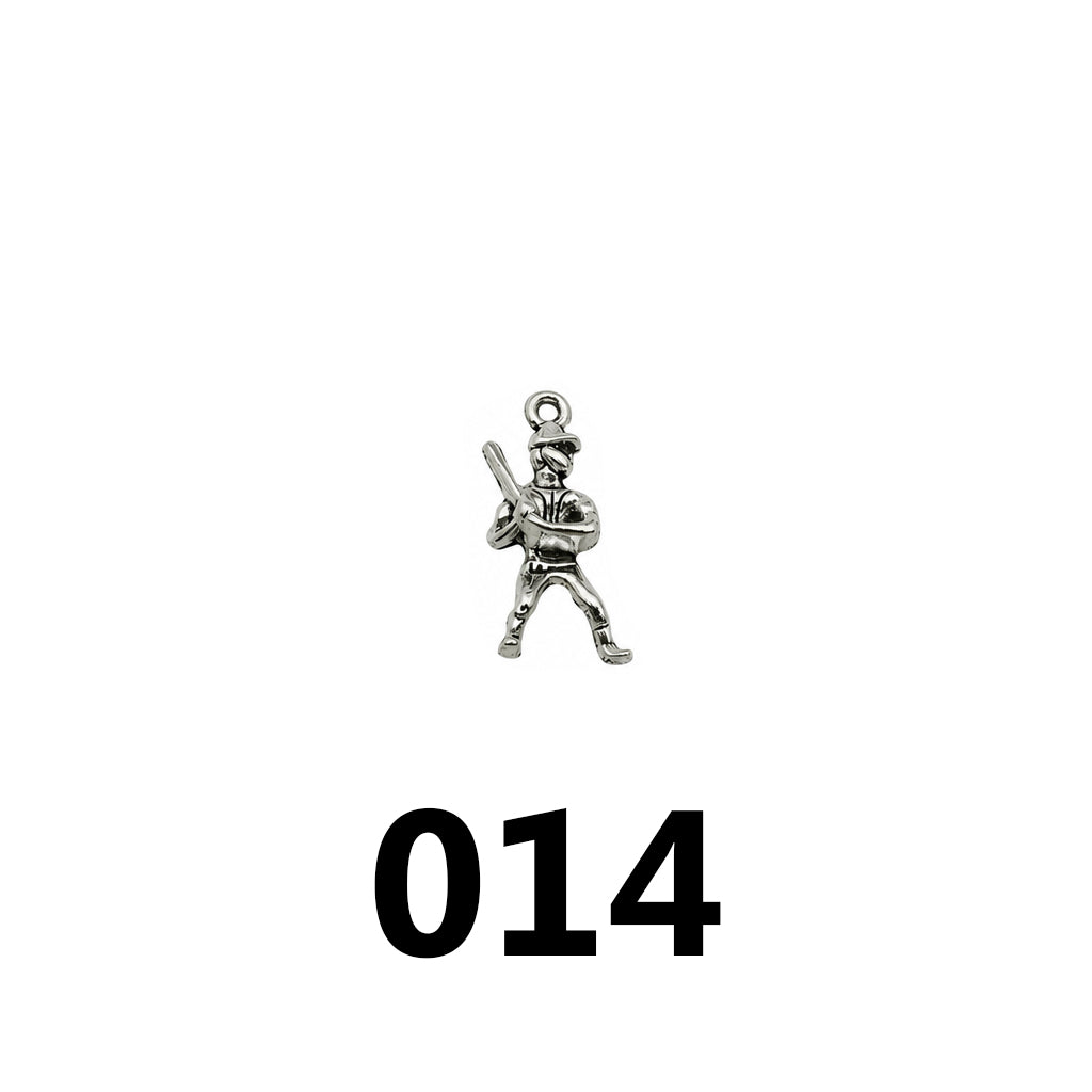 SPORTS CHARMS‑Vintage Silver DIY Collection（ mixed pack）