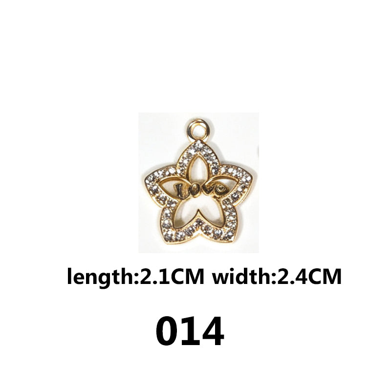 Sparkling Alloy Charms‑Assorted Styles for DIY Jewelry（ mixed pack）