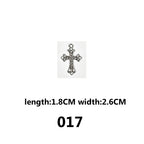 DIAMOND CROSS‑Vintage Gothic Charms（ mixed pack）