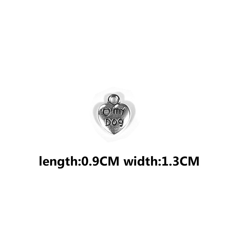 Vintage Dog Charms‑Antique Silver Alloy Collection（ mixed pack）