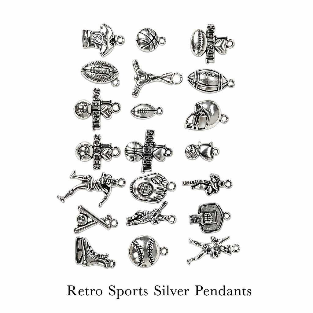 RETRO SPORTS Silver Charms（ mixed pack）