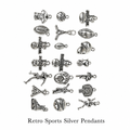 RETRO SPORTS Silver Charms（ mixed pack）