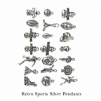 RETRO SPORTS Silver Charms（ mixed pack）