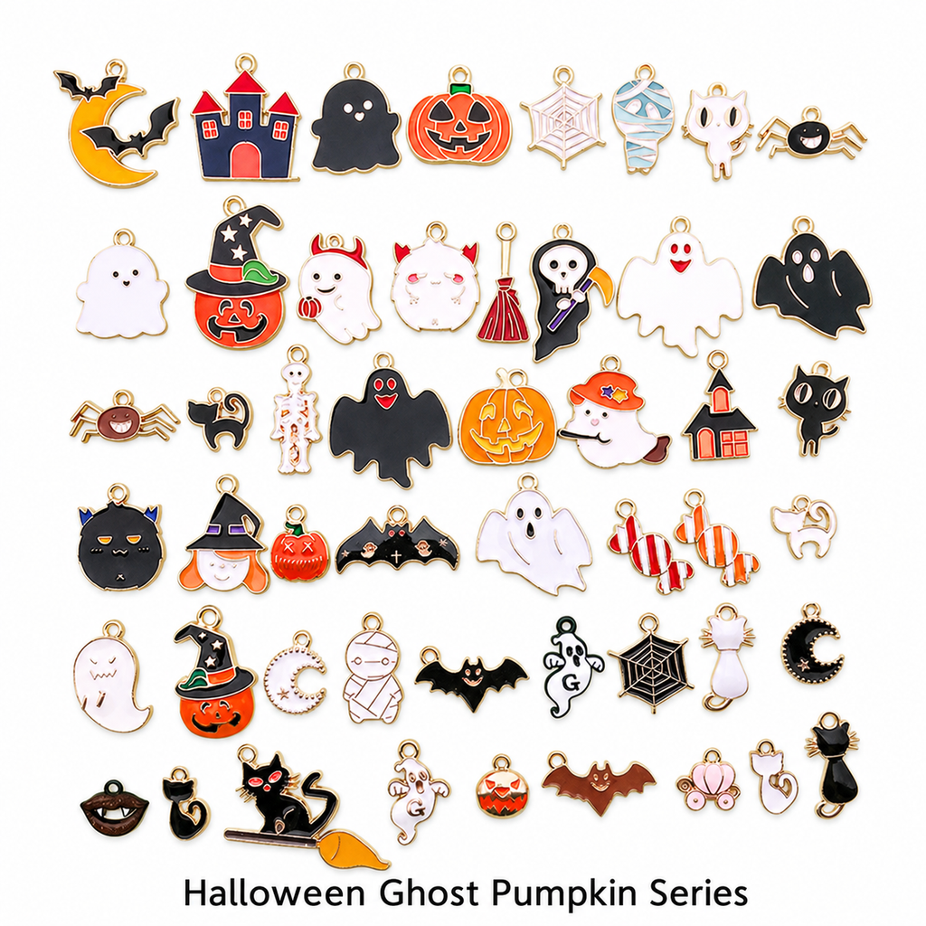 SPOOKY CHIC CHARMS‑Halloween DIY Collection（ mixed pack）
