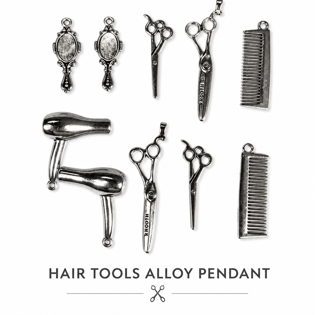 Hair Tools Charms | Vintage Alloy Pendants（ mixed pack）