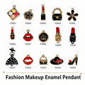 FASHION CHARMS - Chic Enamel &amp; Crystal Pendants（ mixed pack）