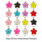 Enamel Floral Charms（ mixed pack）