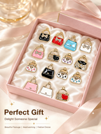 Chic Charms‑Mini Rhinestone Handbag Collection（ mixed pack）