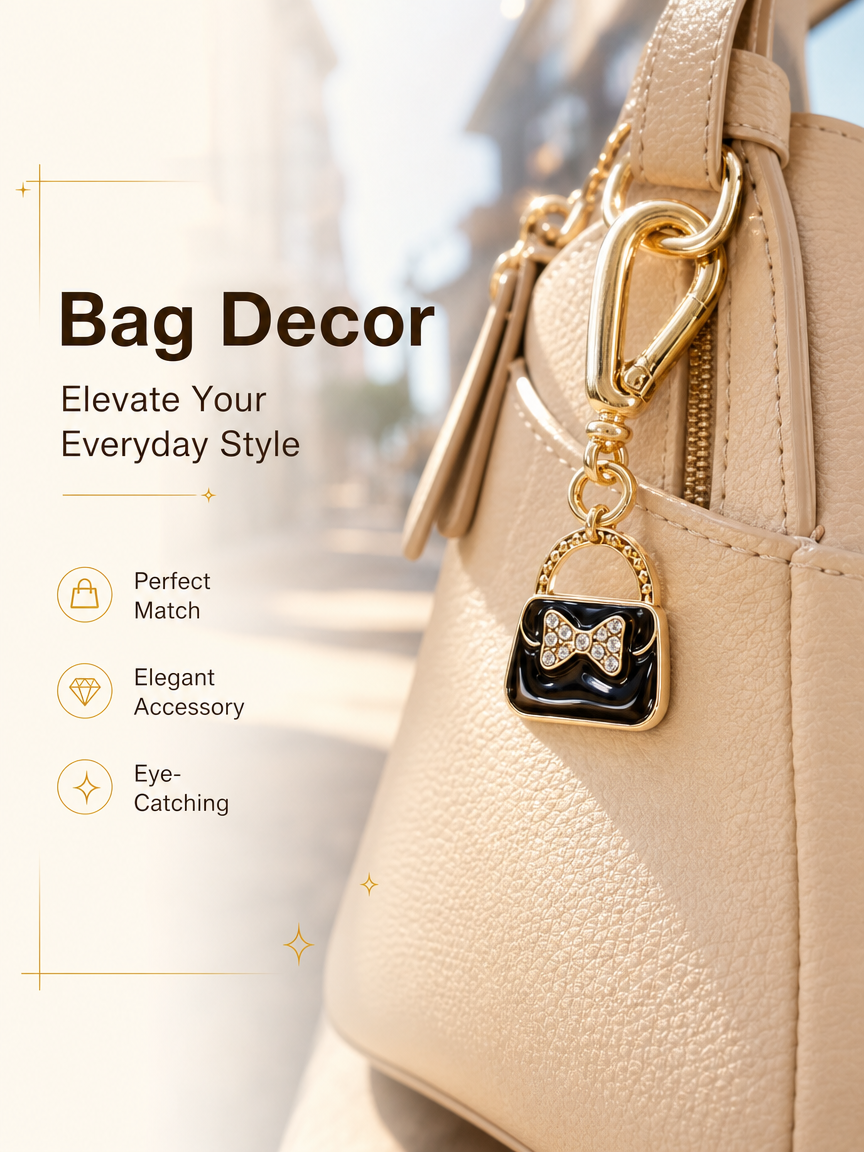 Chic Charms‑Mini Rhinestone Handbag Collection（ mixed pack）