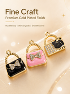 Chic Charms‑Mini Rhinestone Handbag Collection（ mixed pack）
