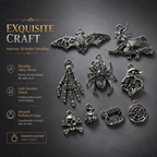 GOTHIC CHARMS‑Vintage Halloween Collection（ mixed pack）