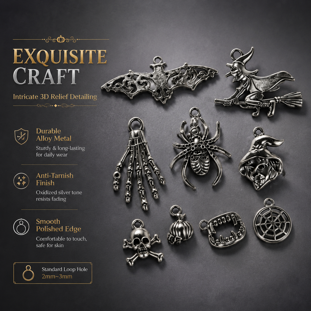 GOTHIC CHARMS‑Vintage Halloween Collection（ mixed pack）