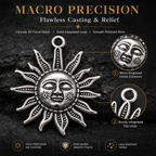 CELESTIAL HARMONY — Sun & Moon Alloy Pendant Charms (mixed pack)
