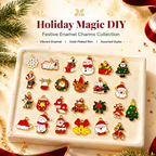 Holiday Magic DIY — Festive Enamel Charms Collection（ mixed pack）