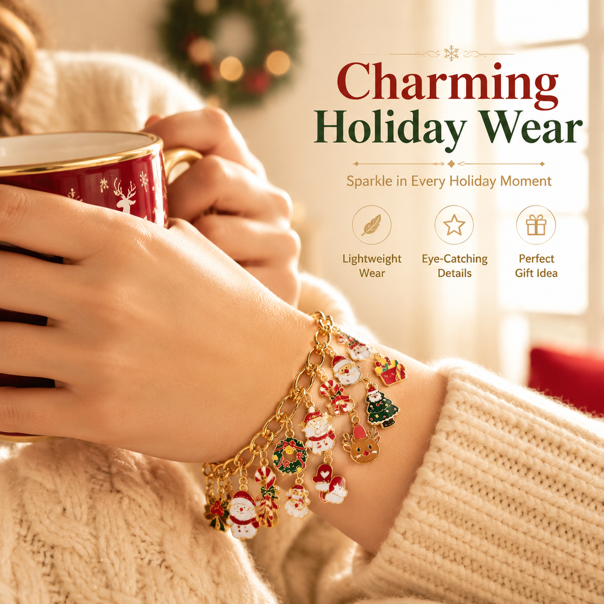 Holiday Magic DIY — Festive Enamel Charms Collection（ mixed pack）