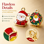 Holiday Magic DIY — Festive Enamel Charms Collection（ mixed pack）