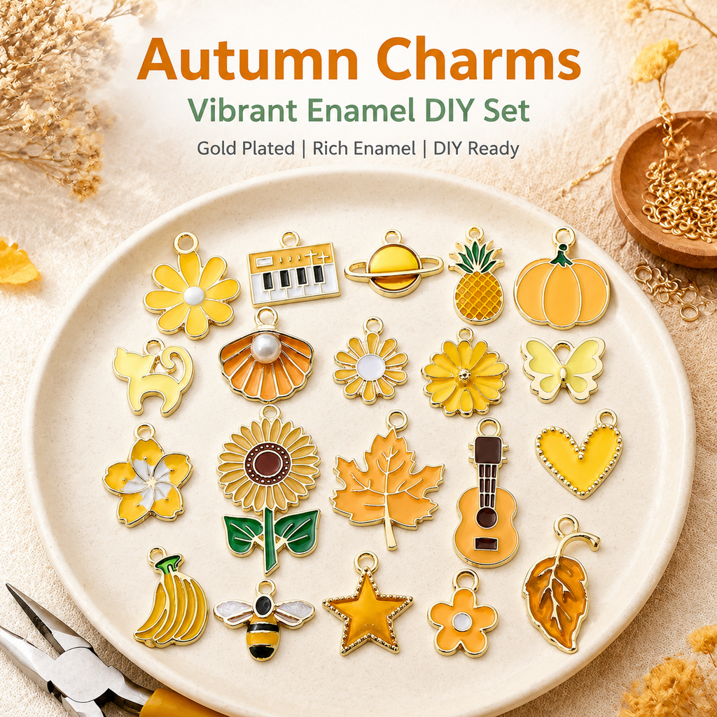 Autumn Charms | Vibrant Enamel DIY Set (mixed pack)