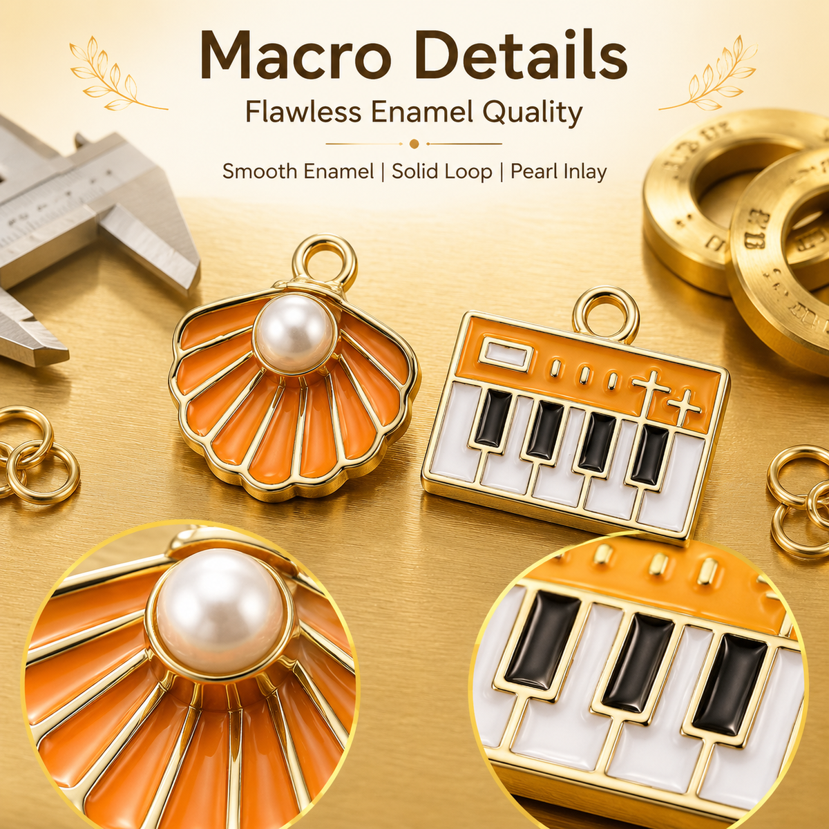 Autumn Charms | Vibrant Enamel DIY Set (mixed pack)