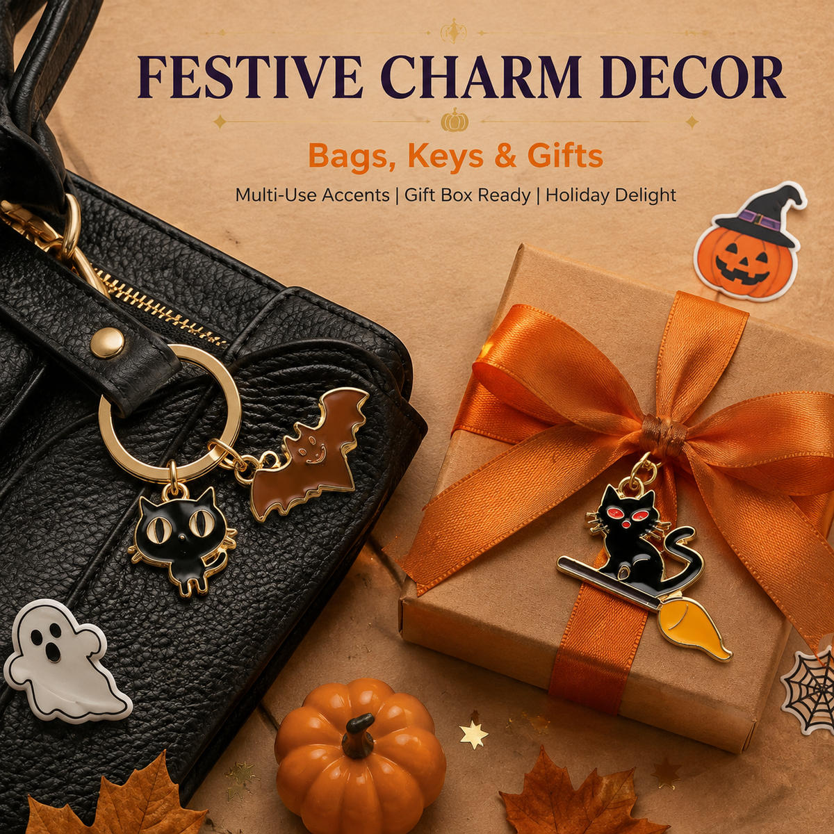 SPOOKY CHIC CHARMS‑Halloween DIY Collection（ mixed pack）