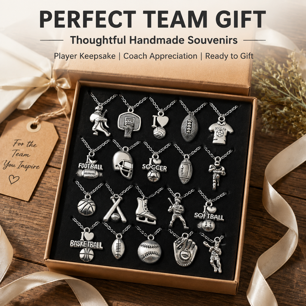 SPORTS CHARMS-Vintage Silver DIY Collection (mixed pack)