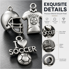 SPORTS CHARMS-Vintage Silver DIY Collection (mixed pack)