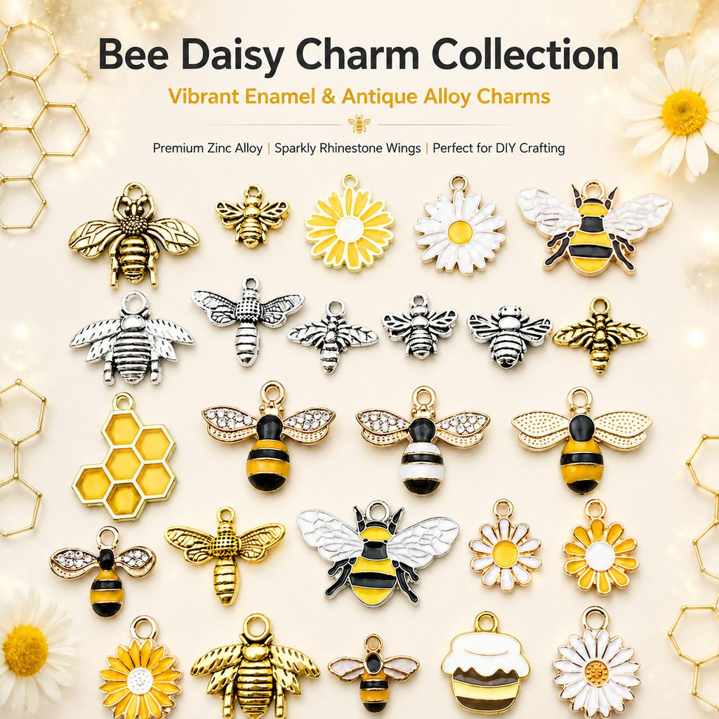 Bee Daisy Charm Collection (mixed pack)