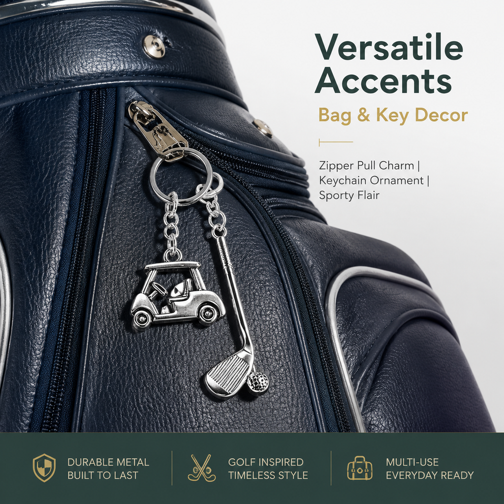 Golf Theme Charms | Vintage Silver Collection（ mixed pack）