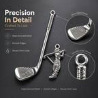 Golf Theme Charms | Vintage Silver Collection（ mixed pack）