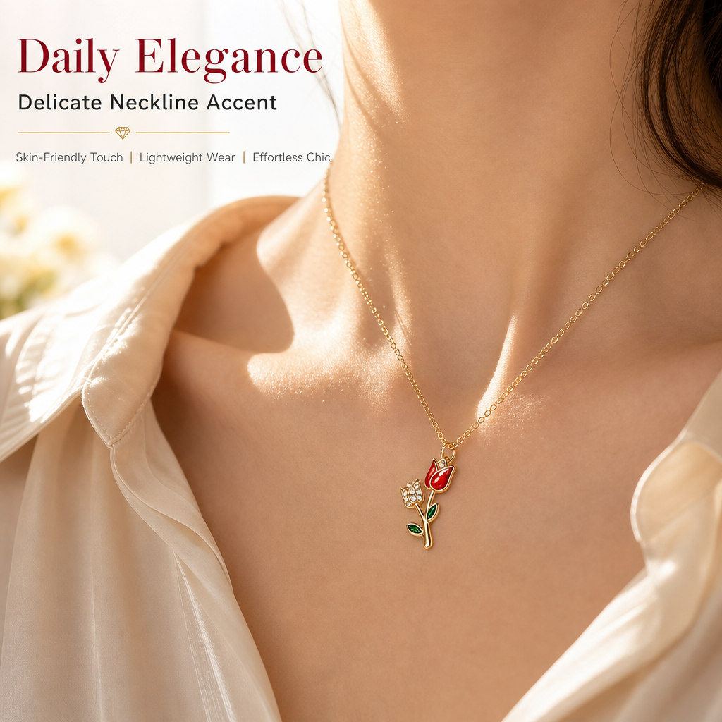 Botanical Charm | Enamel & Crystal Floral Pendants (mixed pack)