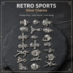 RETRO SPORTS Silver Charms（ mixed pack）